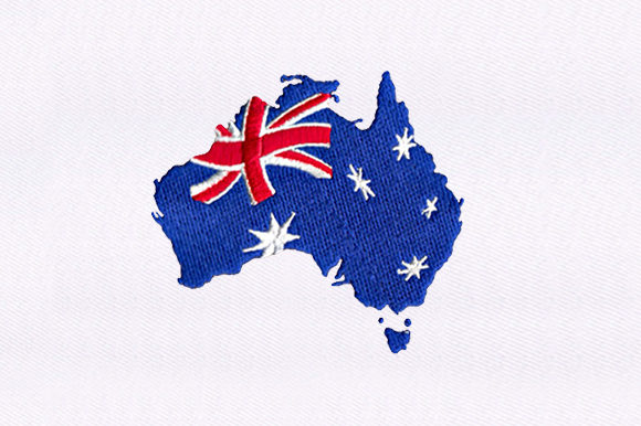 Australia Flag Map Embroidery Design Review