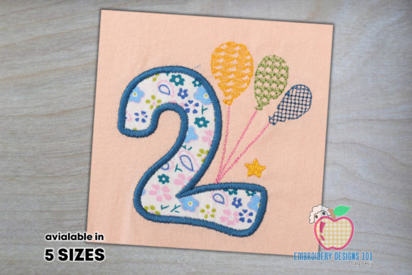 Birthday Number 2 with Colorful Balloons Review