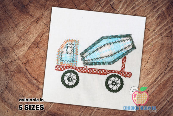 Cement Mixer Truck Embroidery Design Review