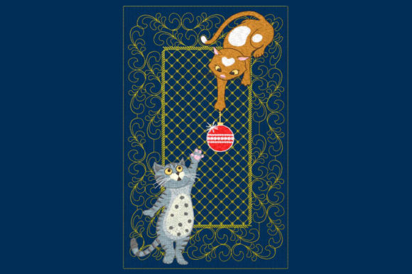 Christmas Kitties Embroidery Design Review