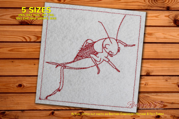 Cricket Embroidery for Seasonal and Holiday Creations