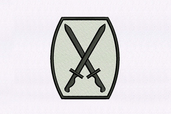 Crossed Blades Embroidery Review