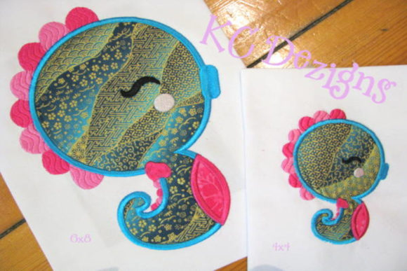 Cute Seahorse Embroidery Review