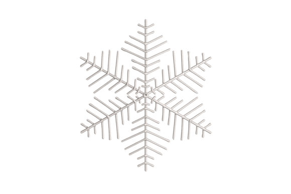Fluffy Snowflake Embroidery Review