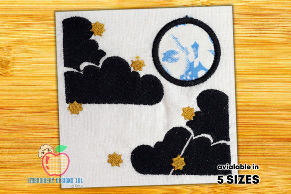 Full Moon Night Scene Embroidery Review