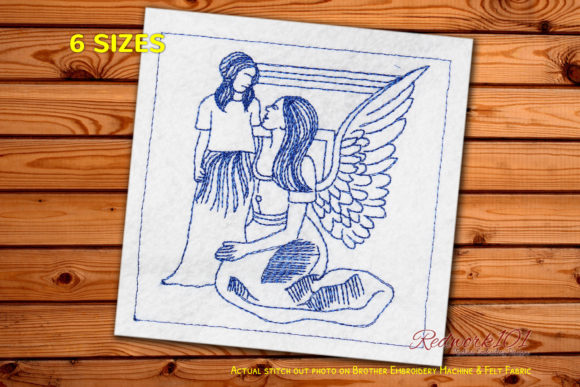 Guardian Angels with Child Redwork Review