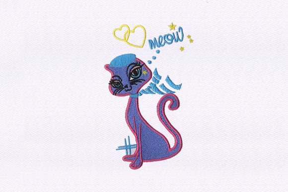 Meowing Cat Embroidery Design Review