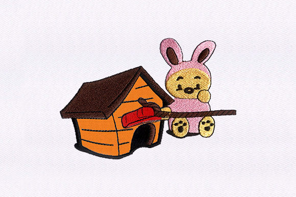 Rabbit Teddy Bear Embroidery Design Review