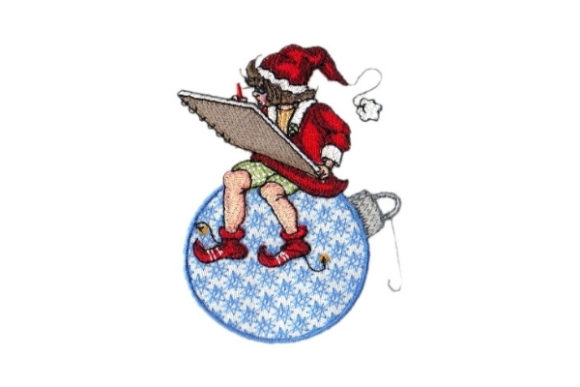 Sassy List Taker Elf Embroidery Review
