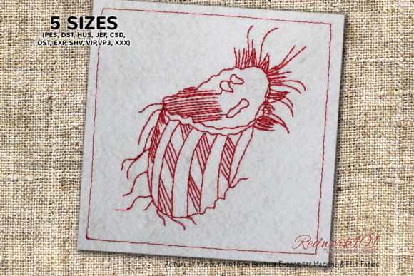 Scale Insect Lineart Embroidery Review