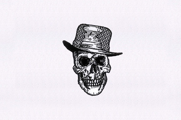 Skull Face Embroidery Design Review