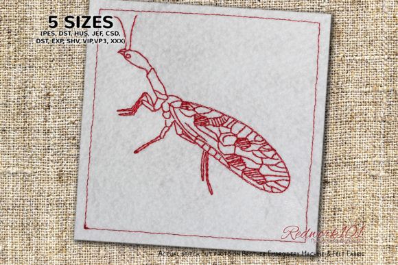 Snakefly Redwork Embroidery Review for Etsy Sellers