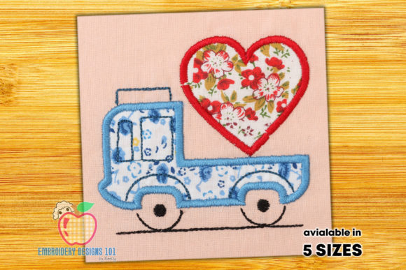 Truck Carrying a Heart Applique Review