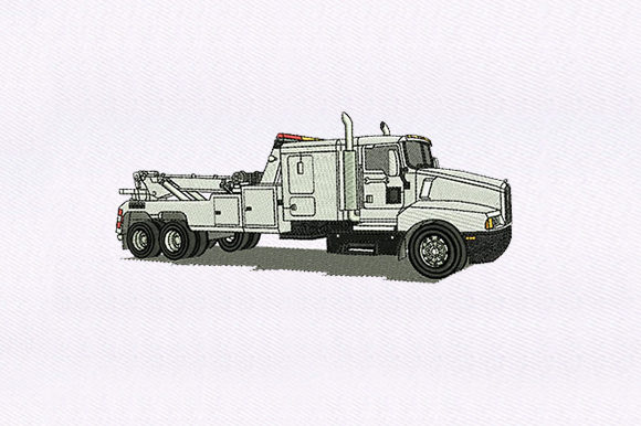 White Truck Embroidery Design Review